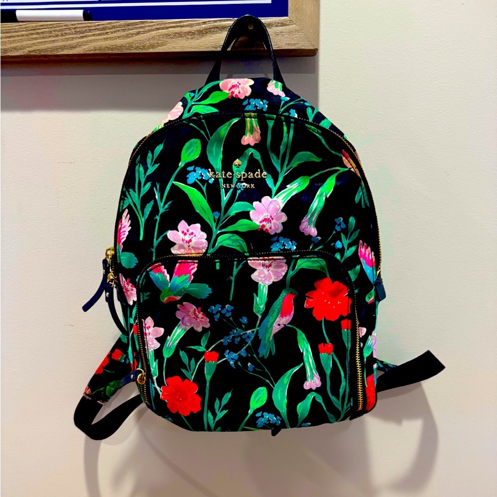 Kate Spade Large Floral Backpack